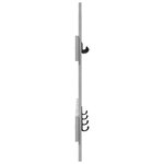 vidaXL Porte-manteau mural avec stockage Gris sonoma 60 x 3 x 82 cm
