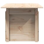vidaXL Table de jardin 100x50x75 cm bois massif de pin