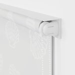 vidaXL Store roulant de douche 80x240 cm Étoile de mer