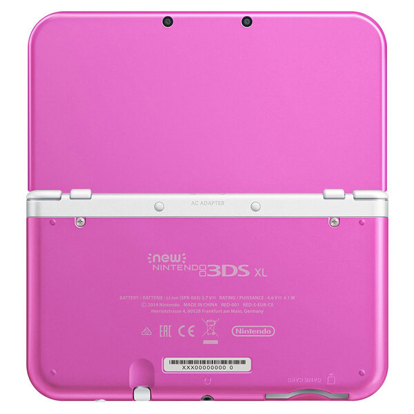 Nintendo nintendo new 3ds xl (rose / blanc) - console de jeux-vidéo portable tactile 3d à deux écrans larges
