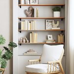 vidaXL Étagère murale 100x20x1 5 cm bois massif de hêtre