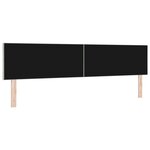 vidaXL Tête de Lit LED Géométrique Gris clair 200 cm Velours
