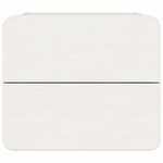 vidaXL Table de chevet 2 Pièces Blanc 39 x 34 x 33 cm Bois de pin massif
