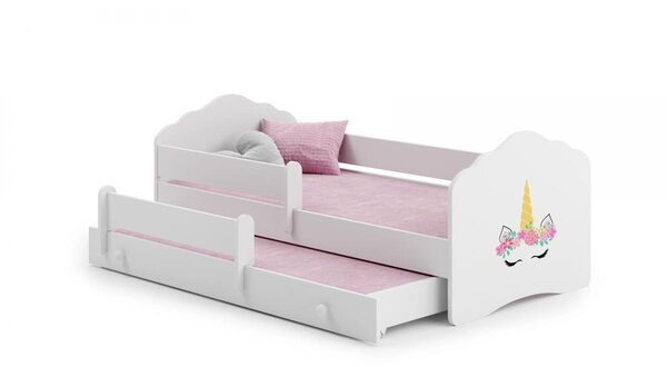 Lit enfant FALA BAR+SZU 160x80 Licorne avec gigogne avec matelas