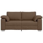 vidaXL Canapé Marron 180 x 77 x 82 cm tissu