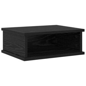 vidaXL Table de chevet Chêne noir 40 x 31 x 15 cm Bois d'ingénierie