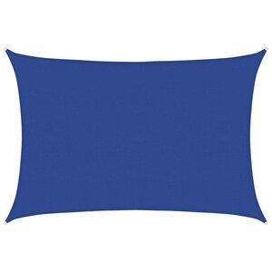 vidaXL Voile d'ombrage 160 g/m² rectangulaire bleu 5x7 m PEHD