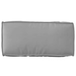 vidaXL Coussin pour dossier de palette Gris 80 x 40 x 12 cm