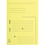 Chemises  dossier 2 rabats préimprimée capacité de 200 feuilles A4, carte 240 x 320 mm, Assortis (paquet 25 unités)