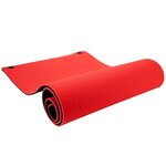Pure2improve tapis de fitness tpe rouge p2i200430