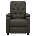 vidaXL Fauteuil Taupe Tissu