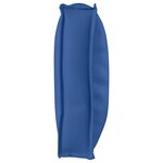 vidaXL Coussin pour assise / dossier de palette avec oreiller Bleu royal