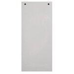 Paquet 100 Fiches Intercalaires Horizontales Unies Perforées Forever - 105x240mm - Gris - X 12 - Exacompta