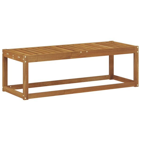 vidaXL Banc de Jardin Bois d'Acacia Massif Naturel 115 x 43 x 37 cm