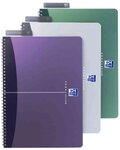 Cahier 'OFFICE' Reliure intégrale A5 Ligné 50 F 90g Couv. Polypro Assorties OXFORD