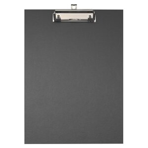 Porte-bloc Papier Enduit - Format 23x32cm Pour A4 - Noir - Exacompta