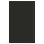 vidaXL Armoire de dressing noir 80x40x65 cm bois d'ingénierie