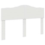 vidaXL Tête de lit avec tête de lit Blanc 160 cm Bois d'ingénierie