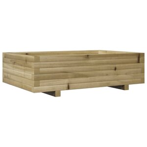 vidaXL Jardinière 90x60x26 5 cm bois de pin imprégné