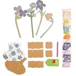 Kit Diamond painting - vase bleu et fleurs