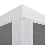 vidaXL Tente de réception avec 4 parois en maille 4 x 3 m