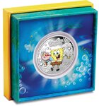 Pièce de monnaie en Argent 1 Dollar g 31.1 (1 oz) Millésime 2024 SPONGEBOB SQUAREPANTS
