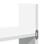 vidaXL Armoire murale 100x18x40 cm blanc bois d'ingénierie