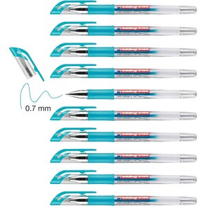 Roller à Encre Gel Gip 2185 Bleu clair 0 7 mm x 10 EDDING