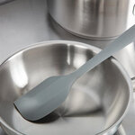 Grande spatule professionnelle cuisine en silicone gris résistant à la chaleur - 280 mm - vogue -  - silicone 280
