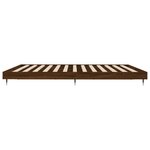 vidaXL Cadre de lit sans matelas chêne marron 120x200 cm