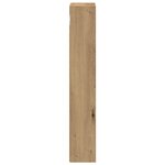 vidaXL Armoire murale de salle de bain Chêne artisan 20 x 10 x 60 5 cm