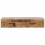 vidaXL Table d'appoint murale Bois ancien 87 5 x 34 5 x 17 cm