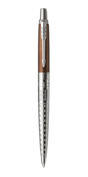 PARKER Jotter stylo bille Edition spéciale "London Architecture", bronze gothic, attributs chromés, recharge bleu pointe moyenne
