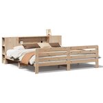 vidaXL Cadre de lit sans matelas 180x200 cm bois massif de pin