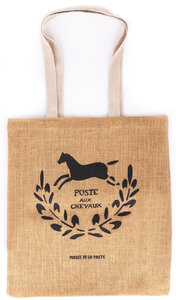 Tote bag en toile de jute - La Poste aux chevaux - Musée de La Poste