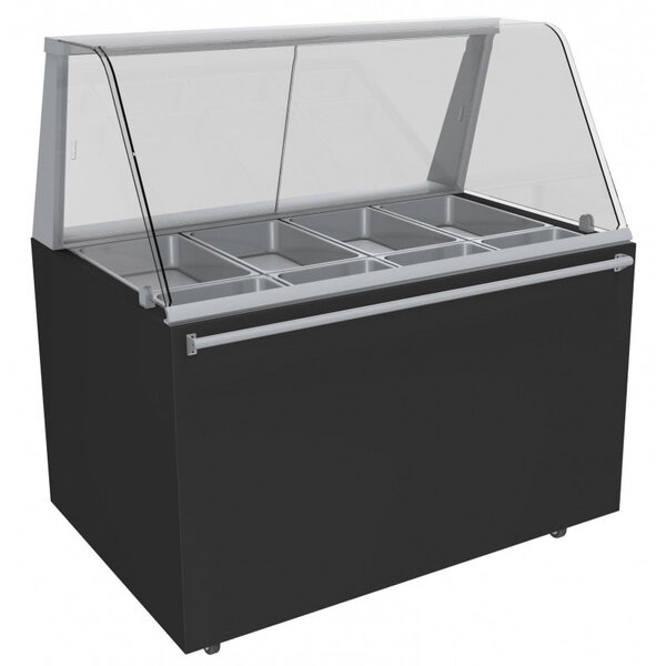 Meuble ferme bain-marie chauffant a eau 90°c vitre - l2g -  - acier1450 1000x860mm