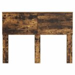 vidaXL Tête de lit Chêne fumé 120 cm Bois d'ingénierie