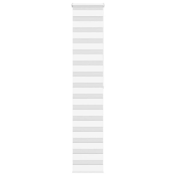 vidaXL Store zèbre blanc 50x200 cm largeur du tissu 45 9 cm polyester
