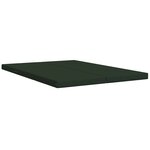 vidaXL Canapé-lit pliable 140 x 67 x 45 cm Vert foncé