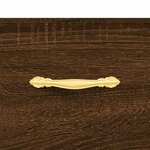 vidaXL Buffet chêne marron 69 5x34x90 cm bois d'ingénierie