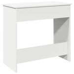 vidaXL Bureau Blanc 80x40x75 cm Bois d'ingénierie