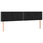 vidaXL Sommier à lattes de lit et matelas LED noir 120x190 cm velours