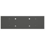 Aide à l'empilement de bois de chauffage 4 Pièces Anthracite Acier