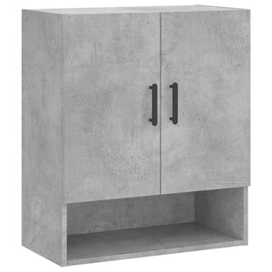 vidaXL Armoire murale gris béton 60x31x70 cm bois d'ingénierie