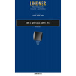 Bandes double soudure 148 x 210 mm pour blocs de timbres. Fond - Noir