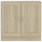 vidaXL Bibliothèque Chêne sonoma 82 5x30 5x80 cm Bois d'ingénierie