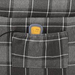 vidaXL Fauteuil de massage inclinable Gris Tissu