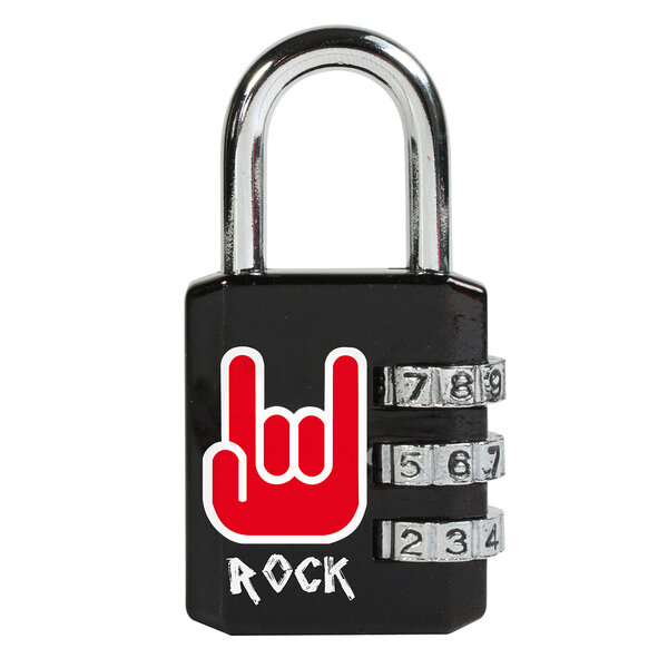 Cadenas à Combinaison avec Motif Imprimé  Rock  6 2 x 3 2 x 1 4 cm