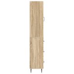 vidaXL Ensemble de Meubles 2 Pièces Chêne Sonoma 33 x 34 5 x 90 cm