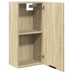vidaXL Armoire de salle de bain murale Chêne sonoma 32x20x67 cm